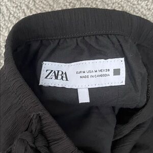 Zara Black Wide Leg Pants